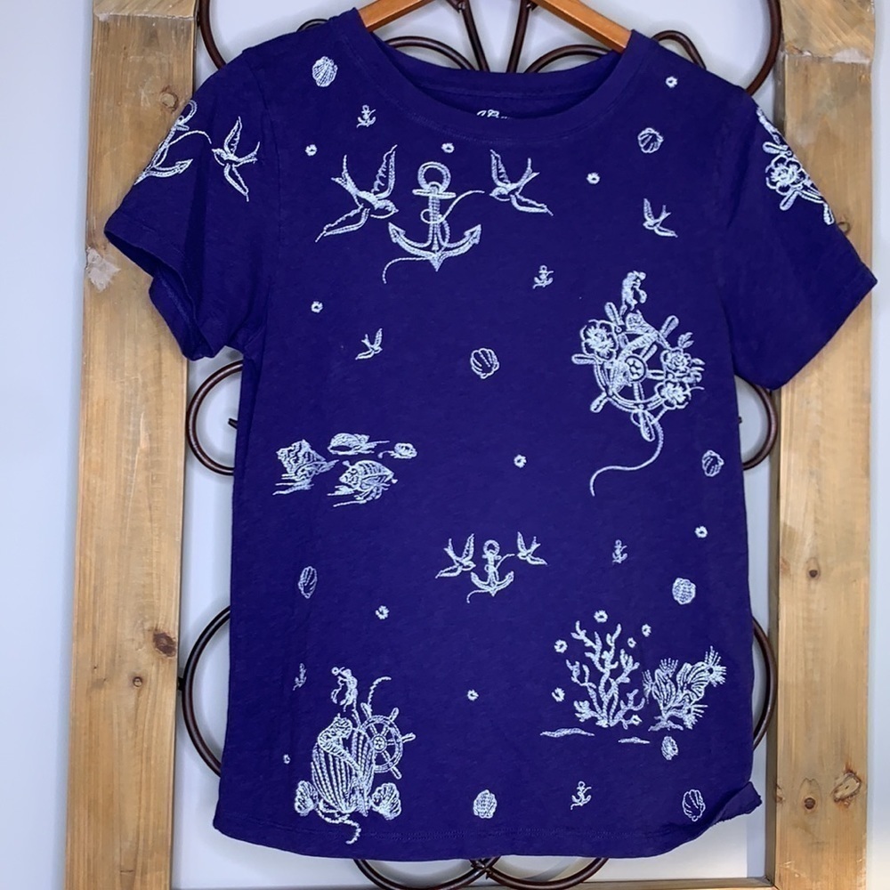 J Crew nautical embroidered tee - Picture 14 of 16